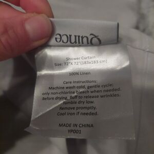 Quince | Bath | Nwot Quince Linen Gray Shower Curtain 72 X 72 396 | Poshmark